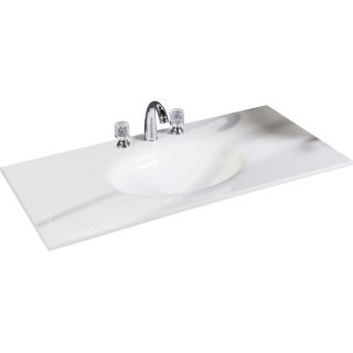 Раковина Armadi Art Solid Glass 110см белый 850-110